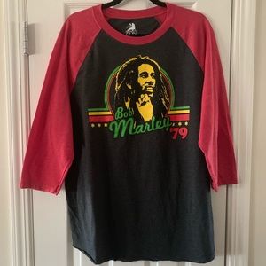 Bob Marley Baseball Style Tee